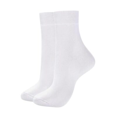 MUKHAKSH (Pack of 1 Pair = 2 Socks Girls Cotton Ankle Length Socks