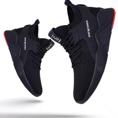 Trendy and Stylish Running Shoes for Men Black Color