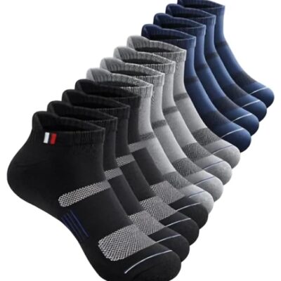 Men's Ankle Socks, Cotton, Lightweight, Durable, 5 Colors, Trending Design