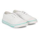 Lightweight White School Shoes for Kids | Comfortable, Durable, Breathable, Lace-Up School Shoes for Boys & Girls | Perfect for School, Formal Wear, and Daily Use