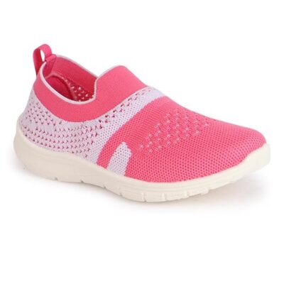 Slip On Soft and Comfortable Easy to Wear Regular Use Pull-On Kids Sneaker Shoes for Girls, 2 Years to 12 Years, 1 Pair