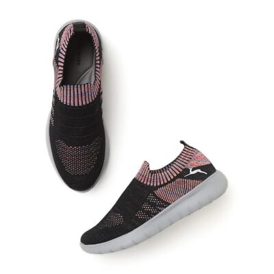Marc Loire Women's Lightweight Athleisure Knitted Active Wear Slip-On Sneaker Shoes for Sports, Athletics and Walking