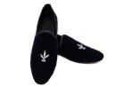 Velour India Men's Black Velvet Loafers Casual Shoes for Men & Boys