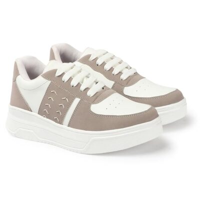 Women's Lace-Up Sneakers Running, Walking Shoes for Women's | Pu Material | Airmix Sole