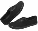 Shoes 18 Womens Canvas Shoes Lace up Sneakers 18 Colors Available (9 B(M) US, Black/Black)