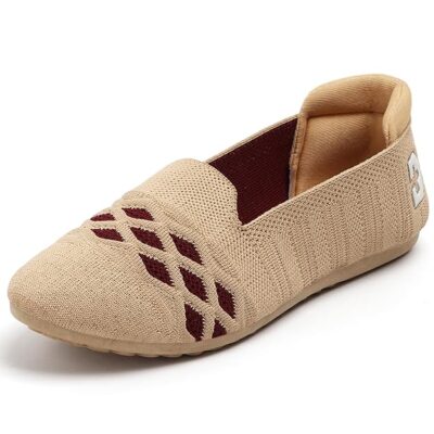 DOCTOR HEALTH SUPER SOFT Women Breathable Knit Running Shoe | Lightweight Slip-On Casual Shoes | Comfortable Walking Loafers Anti-Slip Everyday Wear Footwear
