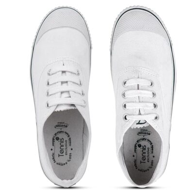 SCHOOL BIRDS Tennis Shoe for Kids Boys and Girls | PT Canvas Uniform School Shoe