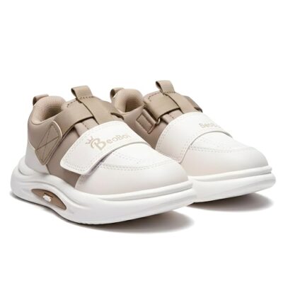 HOOH Kids Fashion Sneakers, Unisex Comfort Shoes with Velcro Strap for Baby Boys and Girls for Age 18 Months to 7 Years