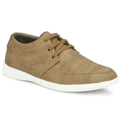 LEE Greem Men's Comfortable & Smart Canvas Lace Up Running Walking Casual Canvas Shoes Sneakers