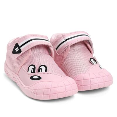 Kids Cream Casual Shoes | PVC Sole | Mesh Upper