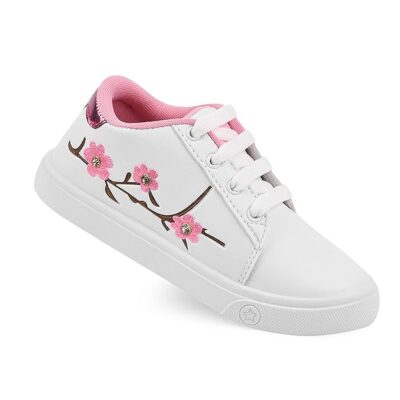 KATS SHOES Kids Lace Shoe Sneakers Lightweight, Durable, Comfortable Casual Shoes for Girls Made with Premium Grade Foam Insoles, & Secure Closure