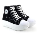BADLAV Womens Badlav Women Lace Up Platform Sneakers Comfortable Casual Fashion Sneaker Walking Shoes (F-702_1) Women's Sneakers
