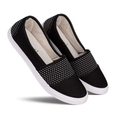 BERSACHE Women Black Casual Loafer Shoes