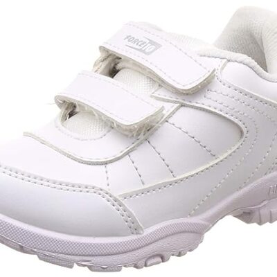 Liberty Force10 SCHZONE-DV Kids School Shoes with PU Upper | PVC Sole | Comfortable & Lightweight| Padded Foam Insole | Stylish & Modern | Quick-Wear Velcro Closure