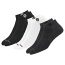 SWAGR Cotton Sports Socks for Men Ankle Length Athletic Socks, Multicolor, Pack of 3, Free Size