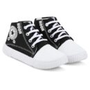 HOOH Kids Unisex Denim Sneakers for Baby Boys and Baby Girls Upto 12 Years (Age vs Size Chart in Images)