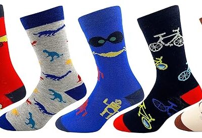 RC. ROYAL CLASS Full Length soft cotton designer socks for kids Boys & Girls (pack of 5 pairs)