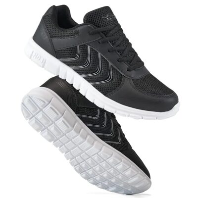 DUOYANGJIASHA Women's Athletic Mesh Breathable Casual Sneakers Lace Up Running Comfort Sports Fashion Tennis Shoes