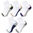 Neska Moda Boys & Girls Pack of 5 Pairs Terry Cotton Ankle Socks (Multicolor) -SK654