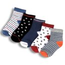 Kid's Socks for Boys and Girls - Made with Soft & Breathable Cotton with Antibacterial Wash, Pack Of 5, Suitable for all day long use