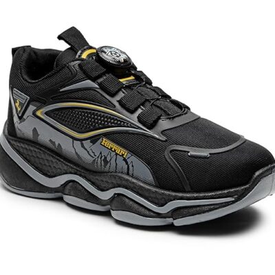 Auto lace-up Shoes for Kids with Rotary Dial Lock | Easy to use Without Parent's Help, Sturdy Design, Cushioned Insole, Slip Resistant