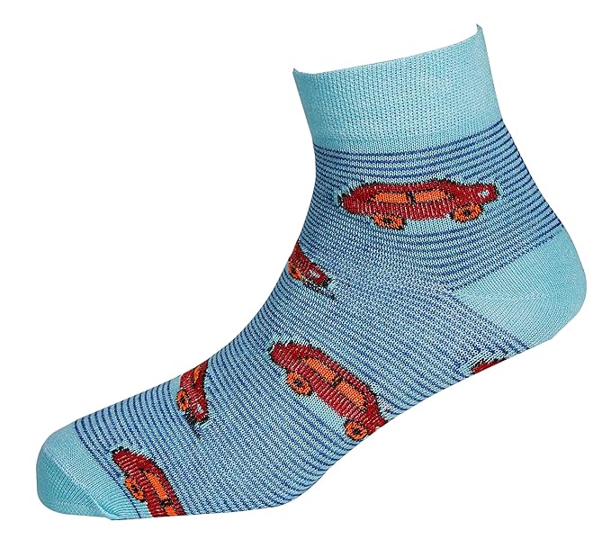 RC. ROYAL CLASS Boys & Girls Ankle Length Cotton Multicolored Kids Socks (Pack of 10 Pairs) - Image 3